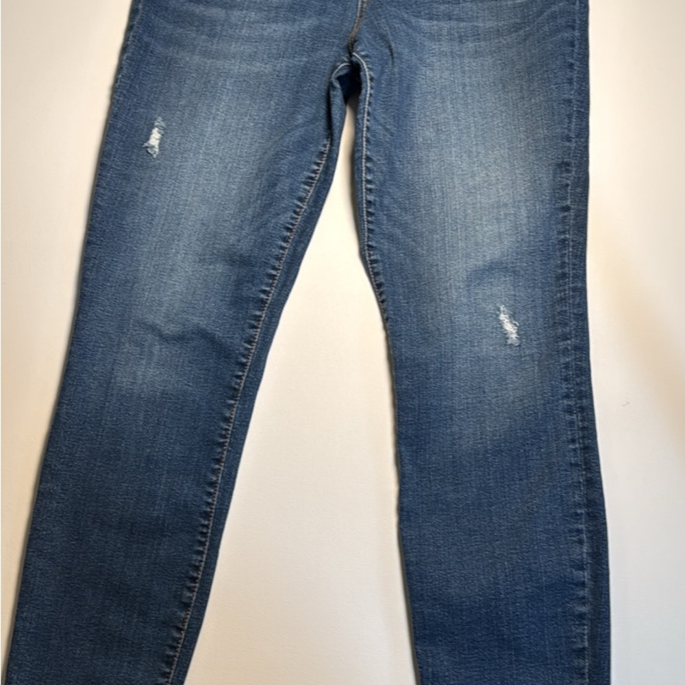 Kut from the Kloth Distressed Blue Skinny Jeans